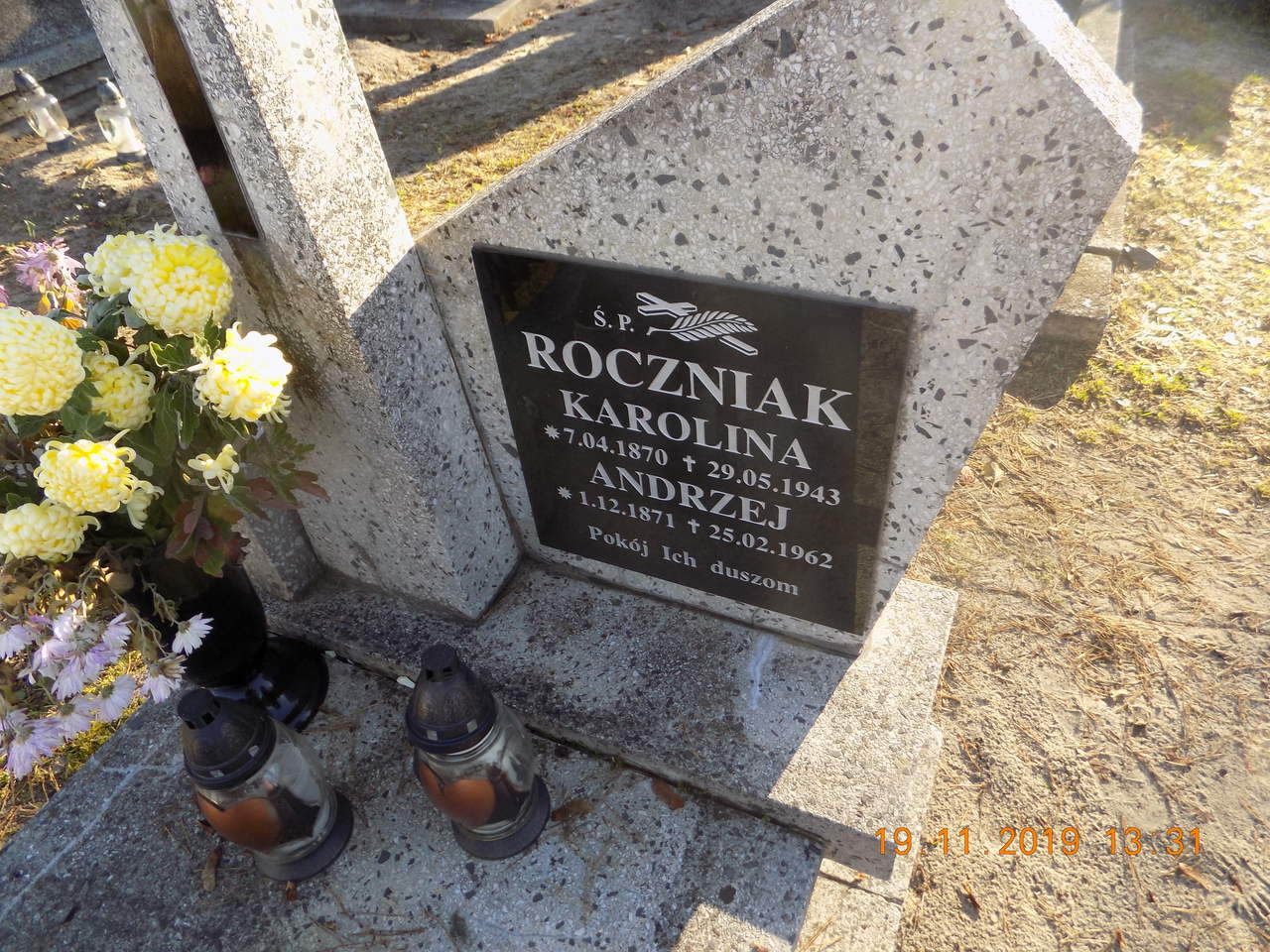 Andrzej Roczniak 1871 Narol - Grobonet - Wyszukiwarka osób pochowanych