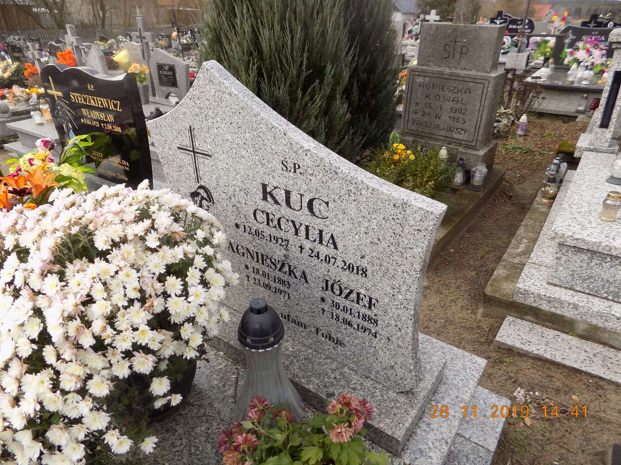 Agnieszka Kuc 1883 Narol - Grobonet - Wyszukiwarka osób pochowanych