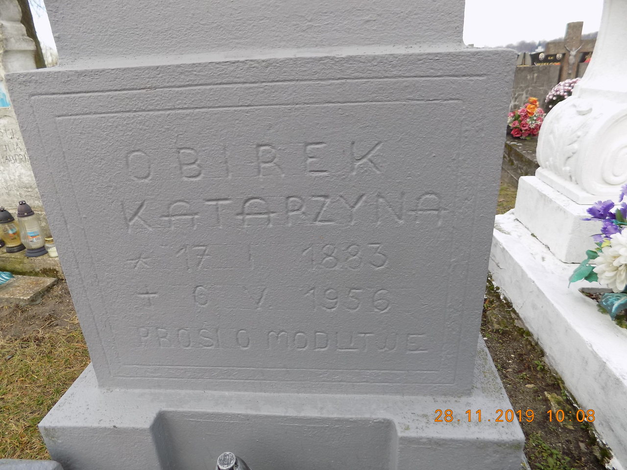 Katarzyna Obirek 1883 Narol - Grobonet - Wyszukiwarka osób pochowanych