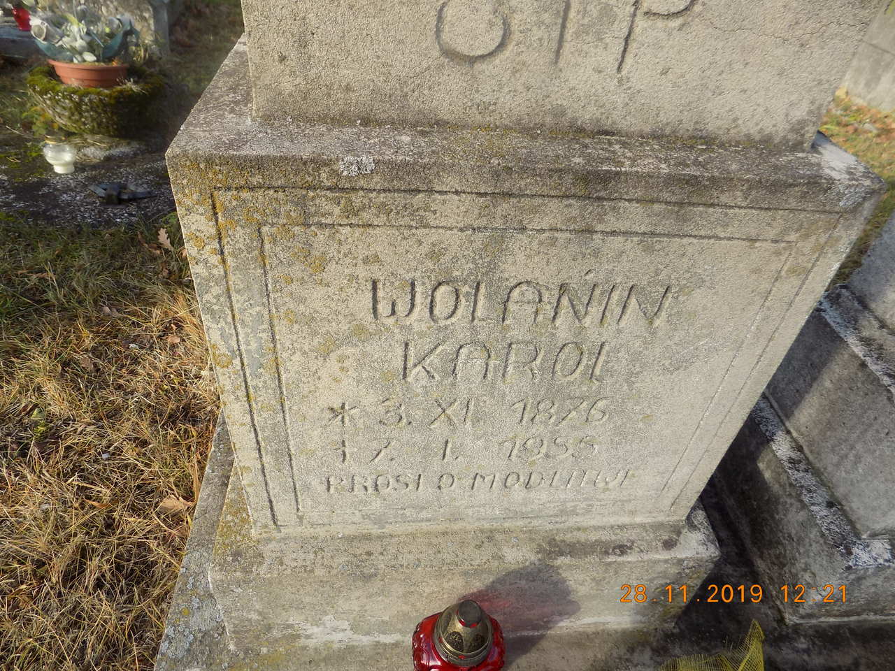 Karol WOLANIN 1876 Narol - Grobonet - Wyszukiwarka osób pochowanych