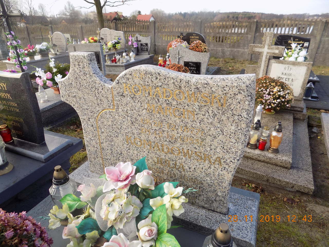 Julia Komadowska  1886 Narol - Grobonet - Wyszukiwarka osób pochowanych