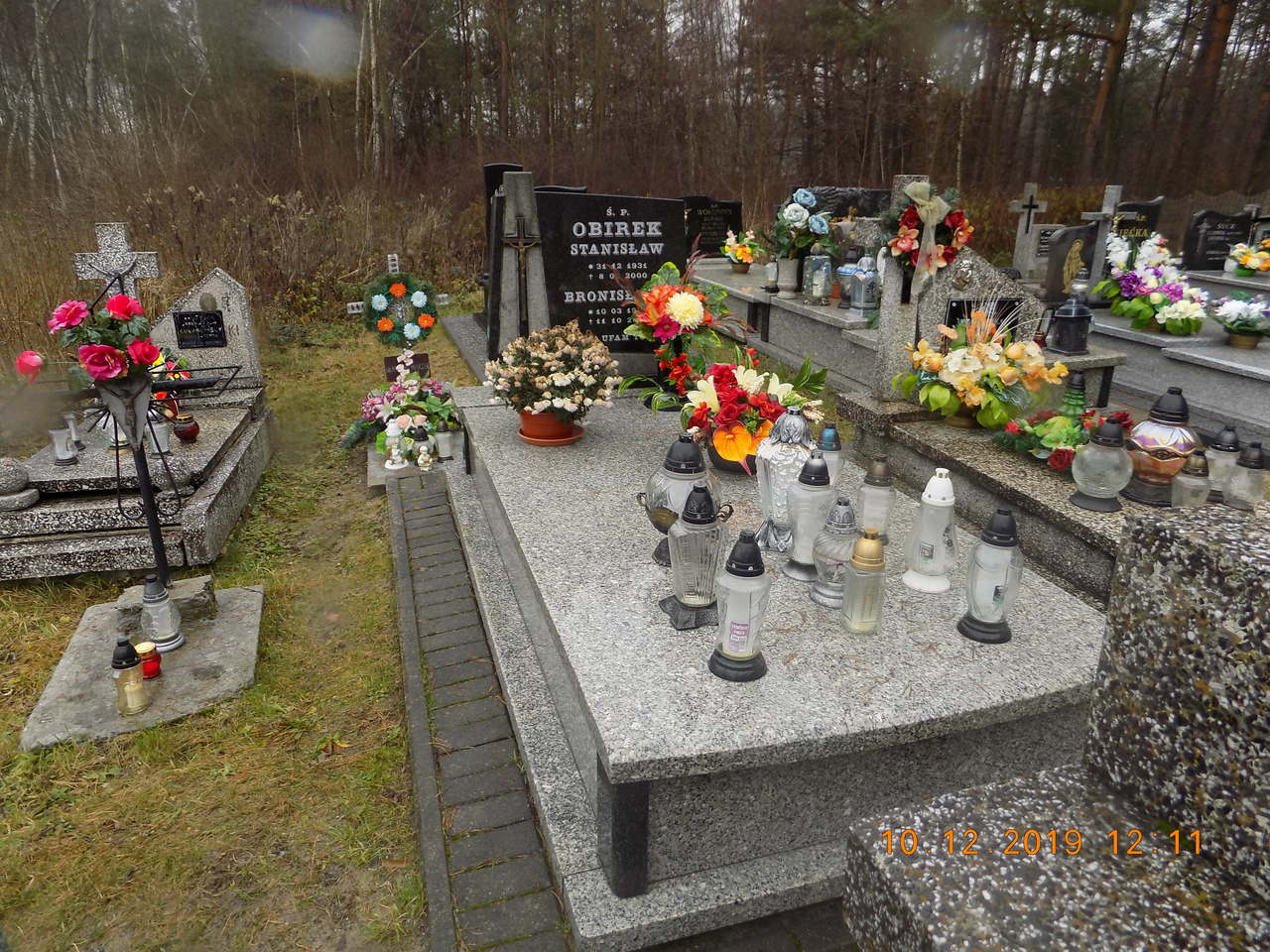 Grób Bronisława Obirek