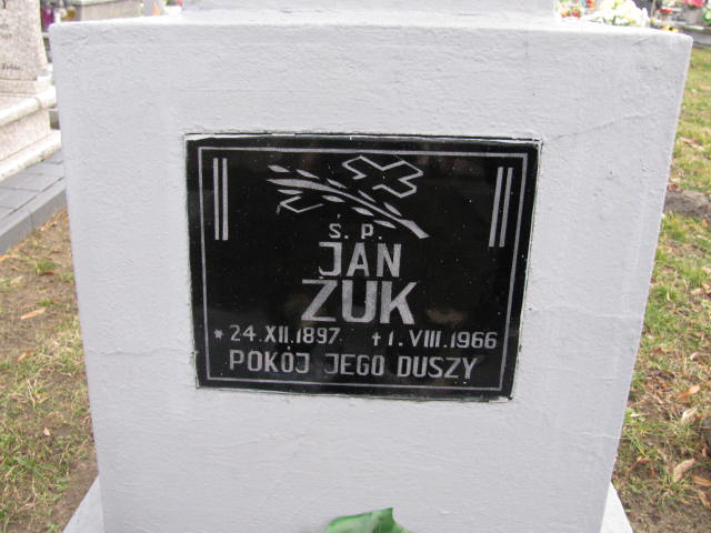 Jan Żuk 1897 Narol - Grobonet - Wyszukiwarka osób pochowanych