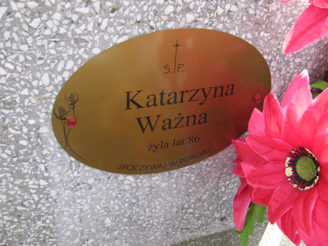 Katarzyna Ważna Narol - Grobonet - Wyszukiwarka osób pochowanych