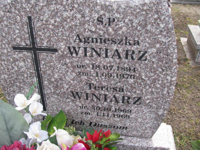 Agnieszka Winiarz 1894 Narol - Grobonet - Wyszukiwarka osób pochowanych