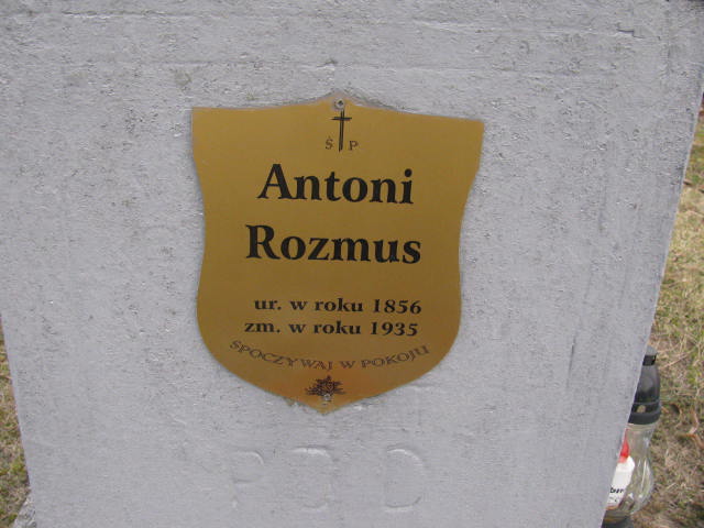 Antoni Rozmus 1855 Narol - Grobonet - Wyszukiwarka osób pochowanych