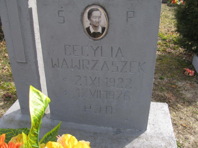 Cecylia Wawrzaszek 1922 Narol - Grobonet - Wyszukiwarka osób pochowanych