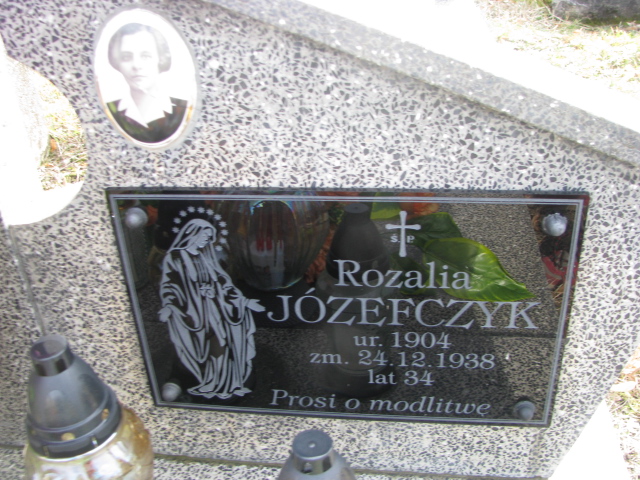 Rozalia Józefczyk 1903 Narol - Grobonet - Wyszukiwarka osób pochowanych