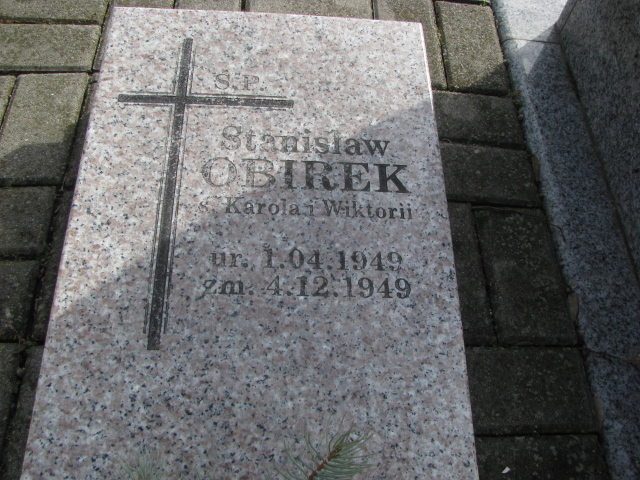 Stanisław Obirek 1949 Narol - Grobonet - Wyszukiwarka osób pochowanych