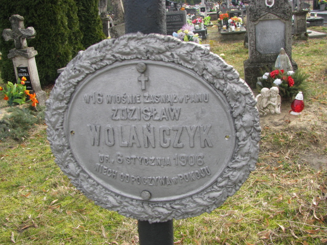 Zdzisław Wolańczyk 1906 Narol - Grobonet - Wyszukiwarka osób pochowanych