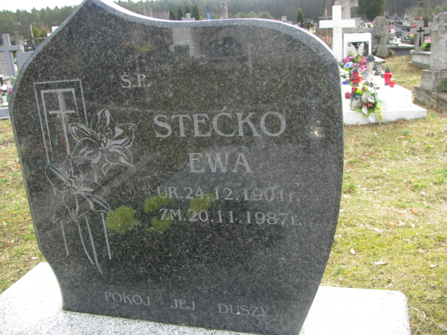 Ewa Stećko 1901 Narol - Grobonet - Wyszukiwarka osób pochowanych